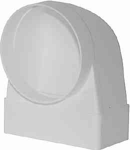 Соединитель 60*120  D100 эксцентрик 90 град   плоск/кргулый   Флекс