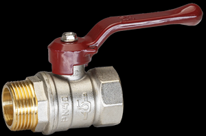 КРАН  шар.   1/2''  ВР-НР РЫЧАГ PN40 Temper Россия