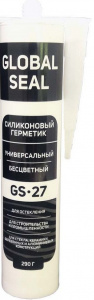 Герметик силиконовый Global Seal универсальный прозрачный 290 мл