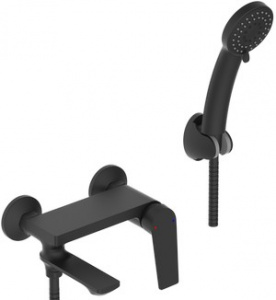 ВАННА  POTATO  P30167-6   ø35   корот нос ., дивертор повортн,  матово-чёрный