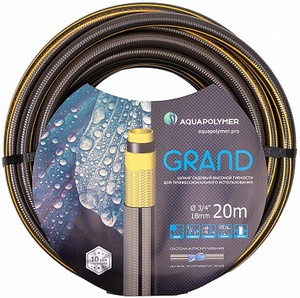 Шланг  поливочный GRAND  1/2 (12 бар)  бухта  30м AQUAPOLYMER 