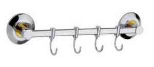 ДЕРЖАТЕЛЬ  д/полотенец  Potato  P117-4 трубчатый на четыре  крючка /