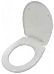 Сиденье для унитаза ИНКОЭР  "Каскада-х10М Белое"  (металл. крепл.)