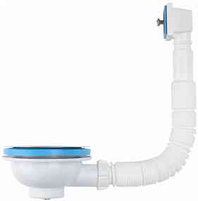 Aquant NV305-40-MR Выпуск 3 1/2" с нерж. сеткой и прямоугольным переливом (аналог АНИ  N305S)