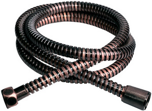 Шланг д/душа ARGO  нержавеющая сталь, "бронза" красная,    1/2", EUR-BRONZE, 150 см, подвес /