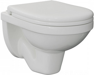 Унитаз подвесной BERGES GAMMA, керамика   сиденье пластик микролифт 