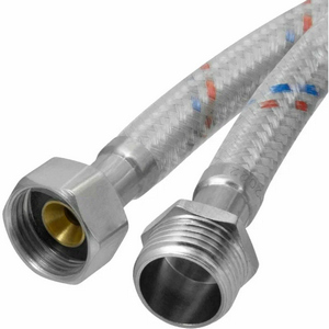 Подводка с ПВХ покрытием для воды 1/2" 400 см Г1/2-Ш1/2 AQUAGID 