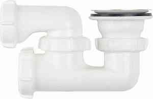 Aquant V215-65-MR Сифон 1 1/2"х40, д/поддона, нерж. 60мм, (аналог АНИ E215)