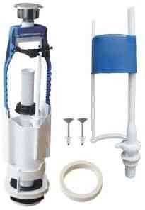 АРМАТУРА В БАЧОК  УКЛАД  А 105.57.14.3  нижн./подв  КНОПКА ХРОМ 