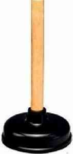 ВАНТУЗ цилиндрический МАЛЫЙ  с деревянной ручкой