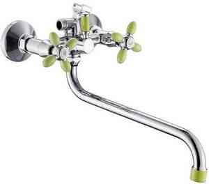 ВАННА  ЭВЕРЕСТ B22-071E  1/2" к Ш/П КРЕСТ  ЗЕЛЕНЫЙ ДЕКОР