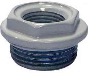 ПЕРЕХОДНИК  для радиатора  1"х3/4" ПРАВАЯ  силик/пр  (белый)  AQUALINK