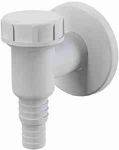 Клапан обратный для стир. машин пластик белый D32