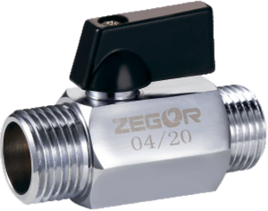 КРАН  шар. "МИНИ"   1/2"  НР-НР ХРОМ ZEGOR FM03