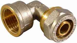 МП Угольник L26х1" цанга/ГАЙКА "CTM"