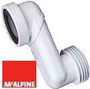 Фановая труба жесткая MRWCLO13 с манж. и смещ. 130мм, вх. и вых. 90/110 Mc'Alpine