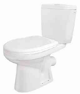 Унитаз-компакт "Анимо 2РА" (кос.вып,нижн. подв. 2-кн.арм Olivera, сид. дюро) SANTEK