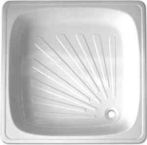 Поддон для душа стальной  квадрат LAGUNA   0,7*0,7*0,13 /