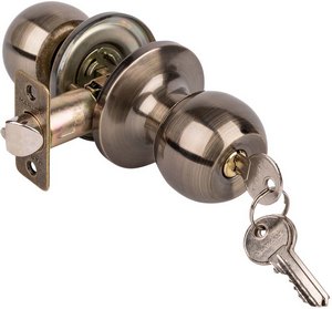 Защелка Marlok ЗШ-01 AB  бронза  ключ 