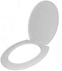 Сиденье для унитаза ИНКОЭР  "Стандарт Н-Белый мрамор" 