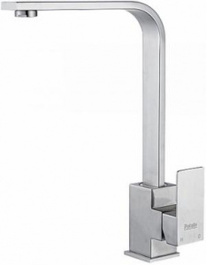 КУХНЯ  POTATO   P40304S  ø35 п/г  Г-обр, с высокий излив, крепл гайка