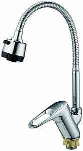 КУХНЯ  SOLONE   KAD4-B043  кер. картридж ⌀40, гайка (корона), хром  ГОФР. НОС