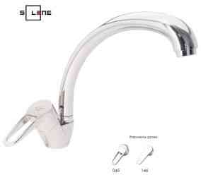 КУХНЯ  SOLONE   SUP4-A045  кер. картридж ⌀35, шпилька, хром