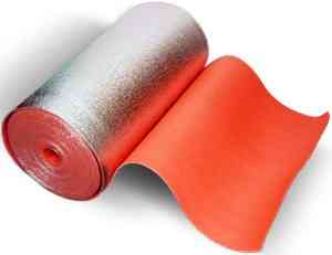 Подложка для теплого пола  пленочного   НПП-К-ЛП3*1000мм* 30м     СЕРАЯ/оранжевая   БЕЗ РАЗМЕТКИ Globex Эксперт