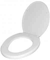 Сиденье для унитаза ИНКОЭР  "Премиум-Тип1-Голубовато-белое" 